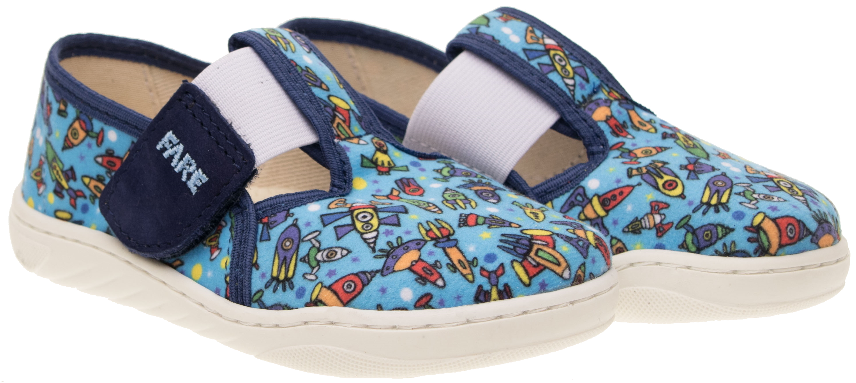 Fare Mid- WIDE  kapcie Blue 7001402