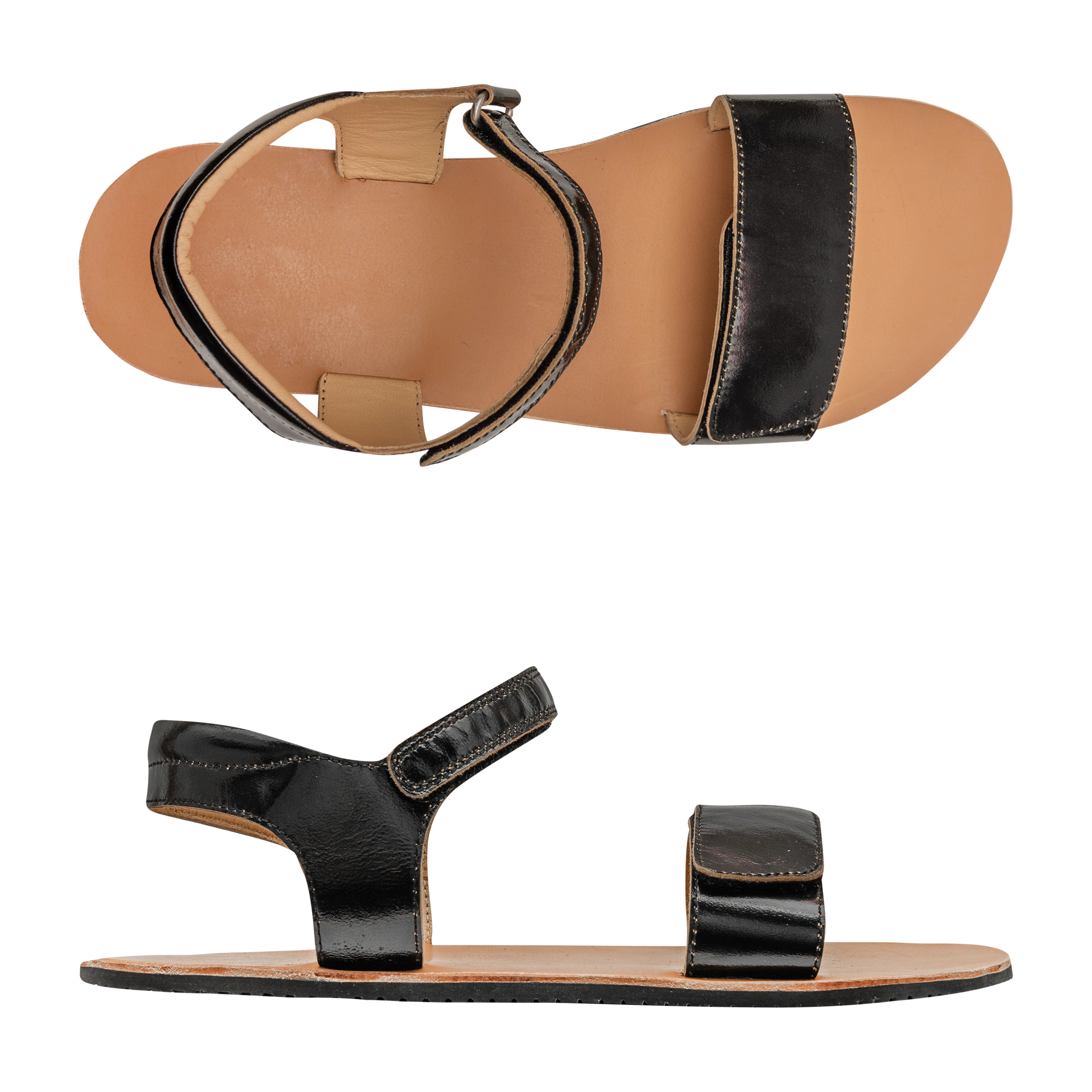 4.bare Sandałki Midnight Black