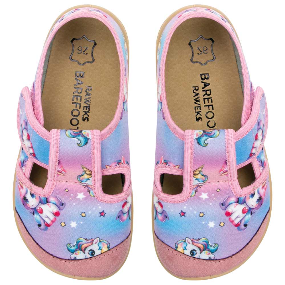Raweks WIDE JOY Rainbow Unicorn kapcie (szerokie)